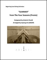 SUMMER from The Four Seasons  Orchestra sheet music cover